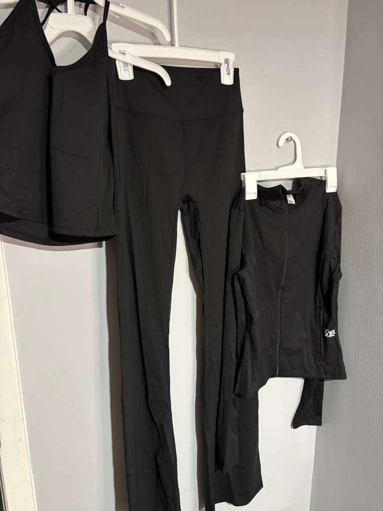NX 3-Piece Activewear Set – Black