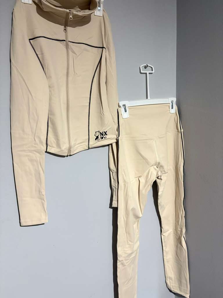 NX Brown 2-Piece Activewear Set - Sweater & Leggings